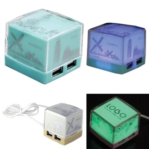 Luminous Cube USB Hub