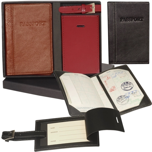 Whitney™ Peconic Passport & Luggage Tag Set - Image 2