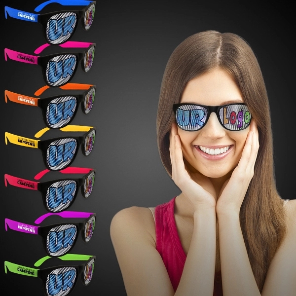 Custom Neon Billboard Sunglasses - Image 1