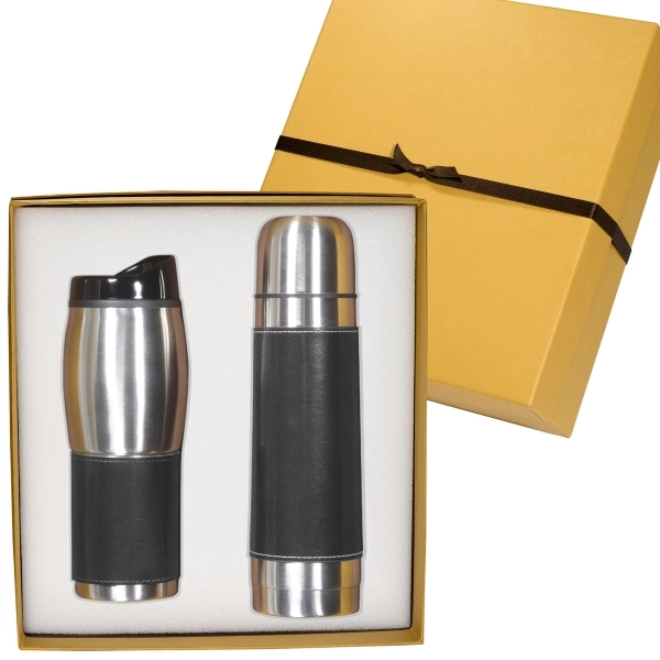 Empire™ Thermal Bottle & Tumbler Gift Set - Image 4