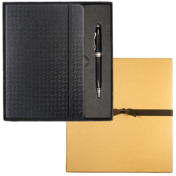 Textured Tuscany™ Journal & Executive Stylus Pen Set - Image 3