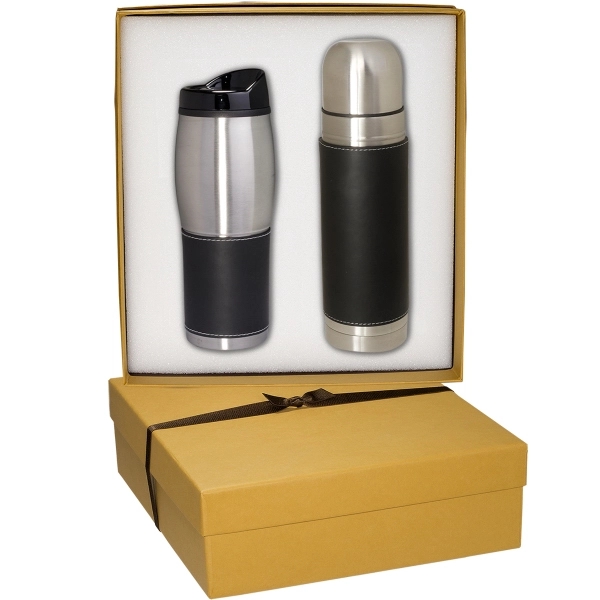 Tuscany™ Thermal Bottle & Tumbler Gift Set - Image 2