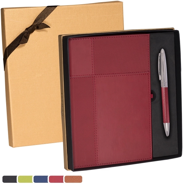 Duo-Textured Tuscany™ Journal & Pen Gift Set - Image 2