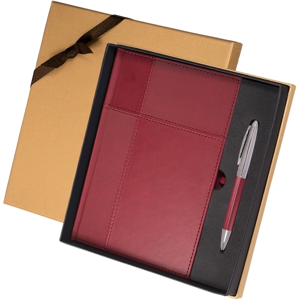 Duo-Textured Tuscany™ Journal & Pen Gift Set - Image 5