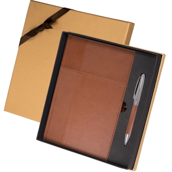 Duo-Textured Tuscany™ Journal & Pen Gift Set - Image 6