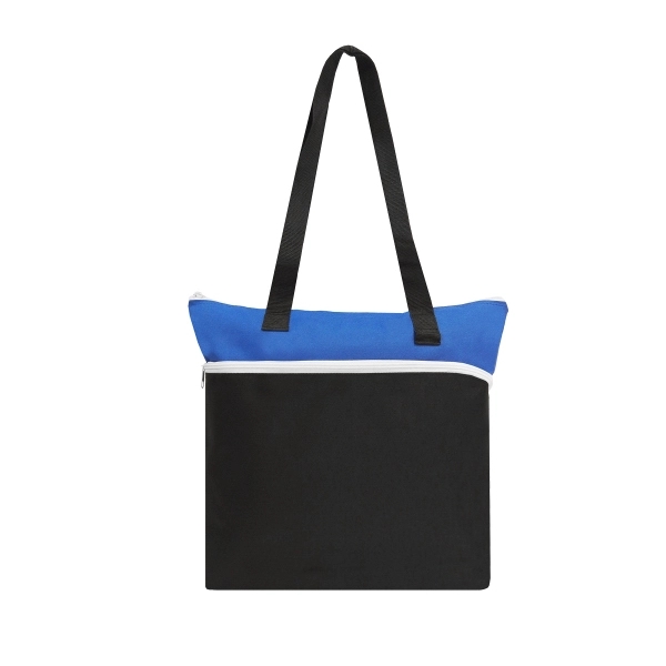 Large Front Zipper Tote - Image 3