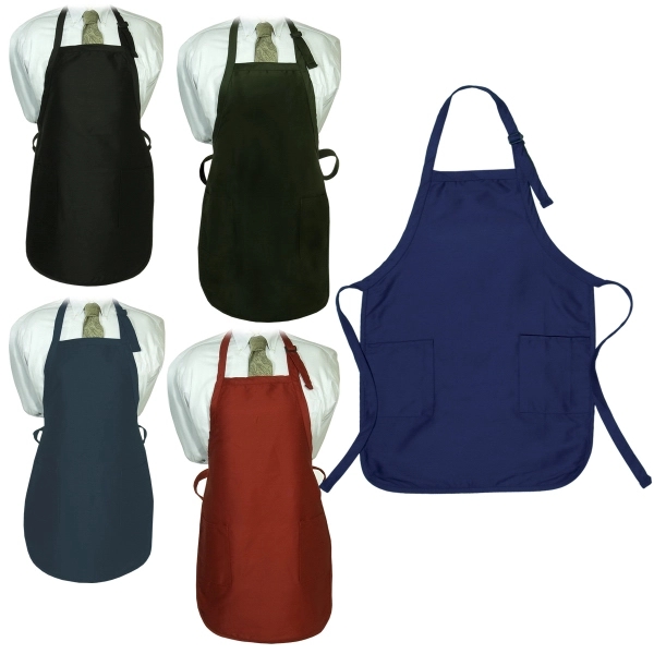 Gourmet Apron with Pockets - Dark Colors