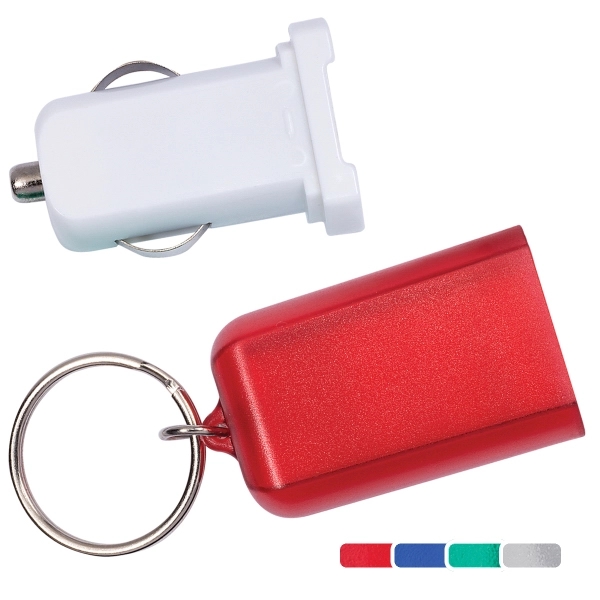 Mini Car Charger with Key Ring - Image 4