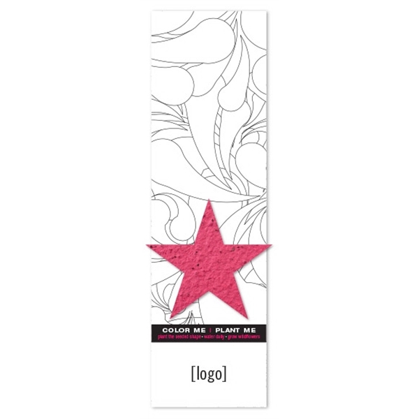 Seed Paper Shape Coloring Bookmark - Image 3