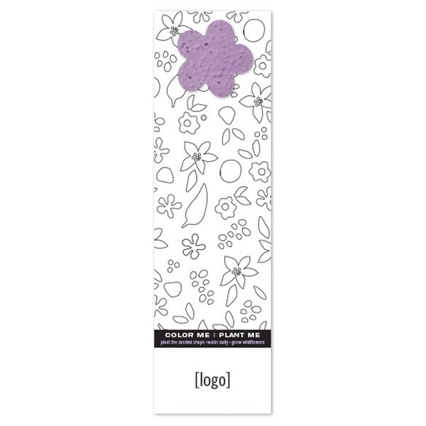 Seed Paper Shape Coloring Bookmark - Image 9