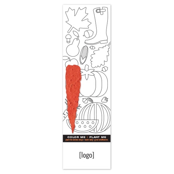 Seed Paper Shape Coloring Bookmark - Image 12
