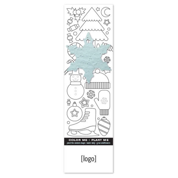 Seed Paper Shape Coloring Bookmark - Image 13