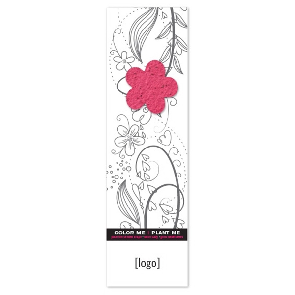 Seed Paper Shape Coloring Bookmark - Image 14