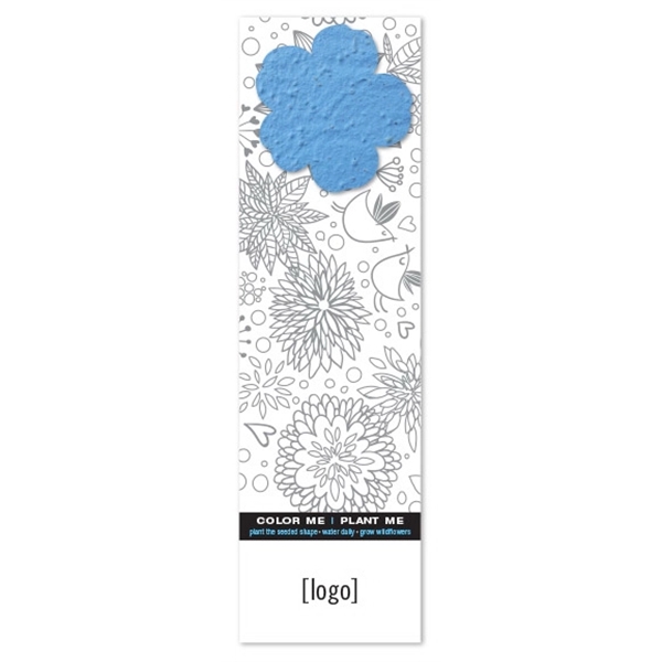 Seed Paper Shape Coloring Bookmark - Image 15
