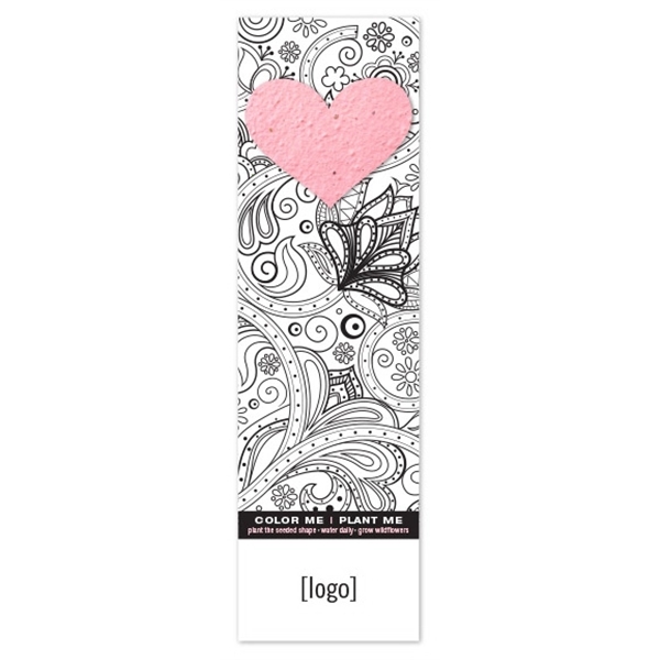 Seed Paper Shape Coloring Bookmark - Image 16