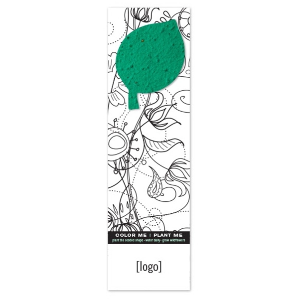 Seed Paper Shape Coloring Bookmark - Image 17