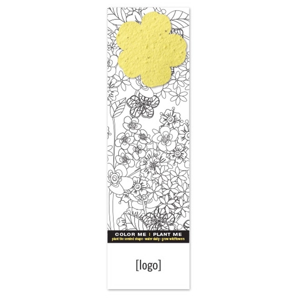 Seed Paper Shape Coloring Bookmark - Image 19