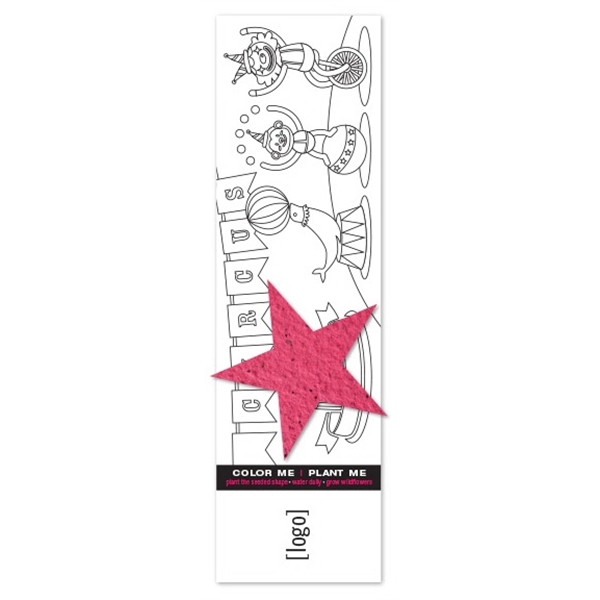Seed Paper Shape Coloring Bookmark - Image 20
