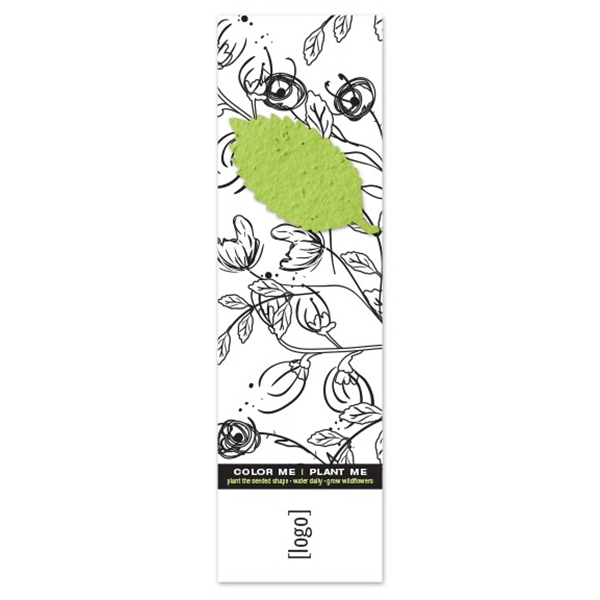 Seed Paper Shape Coloring Bookmark - Image 21