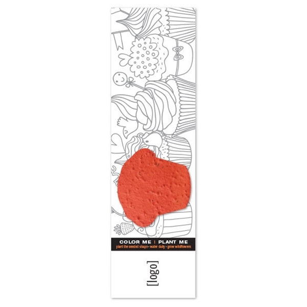 Seed Paper Shape Coloring Bookmark - Image 22