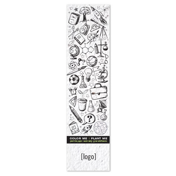 Seed Paper Coloring Bookmark - Image 2