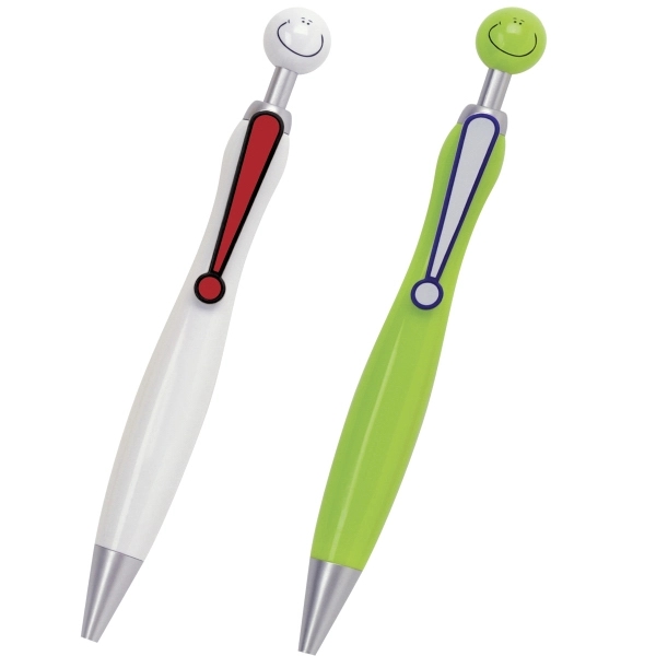 Swanky™ Exclamation Clip Pen - Image 3