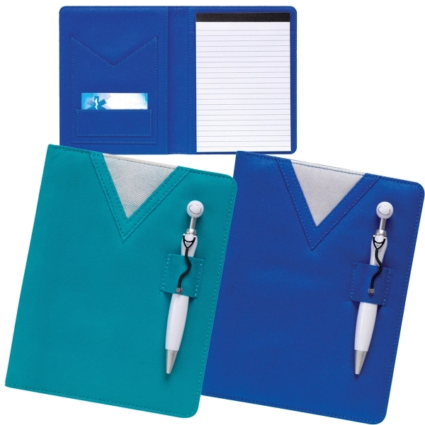 Swanky™ Scrubs Junior Writing Pad with Stethoscope Pen - Image 4