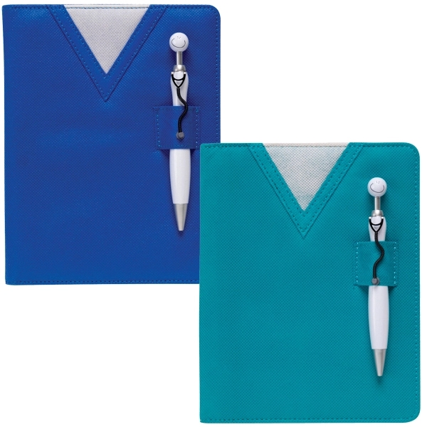 Swanky™ Scrubs Junior Writing Pad with Stethoscope Pen - Image 1