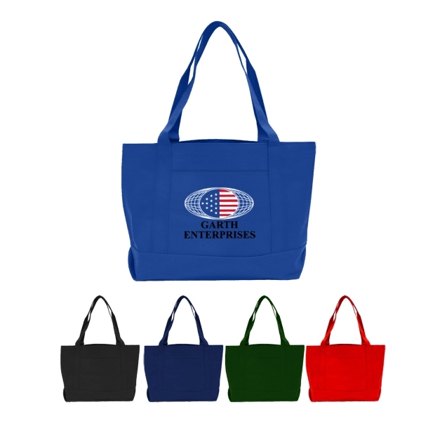 Solid Color Boat Tote - Image 1