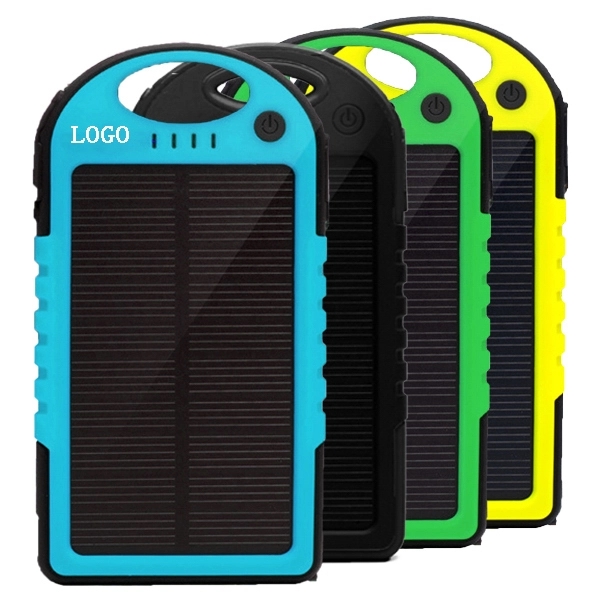 5000 mAh Waterproof Solar Charger