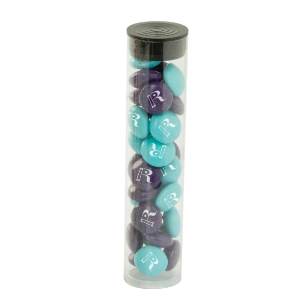 Mini Tube with Imprinted Chocolate Buttons