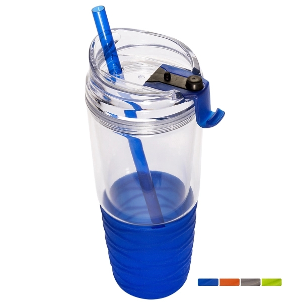 Quench™ Acrylic 22 oz. Tumbler with Straw - Image 4