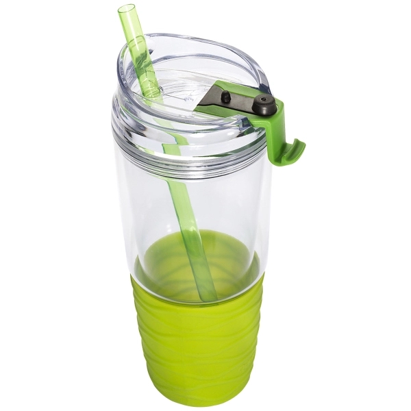 Quench™ Acrylic 22 oz. Tumbler with Straw - Image 6