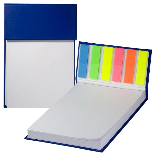 Hard Cover Sticky Flag Jotter Pad - Image 2