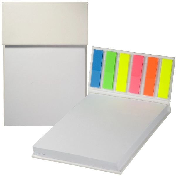 Hard Cover Sticky Flag Jotter Pad - Image 7