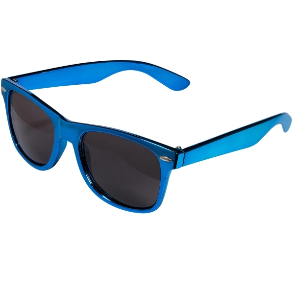 Metallic Mardi Gras Sunglasses - Image 3