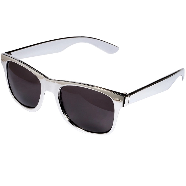 Metallic Mardi Gras Sunglasses - Image 4