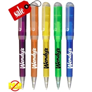 Translucent "Wide One" Twister Pen - Closeout