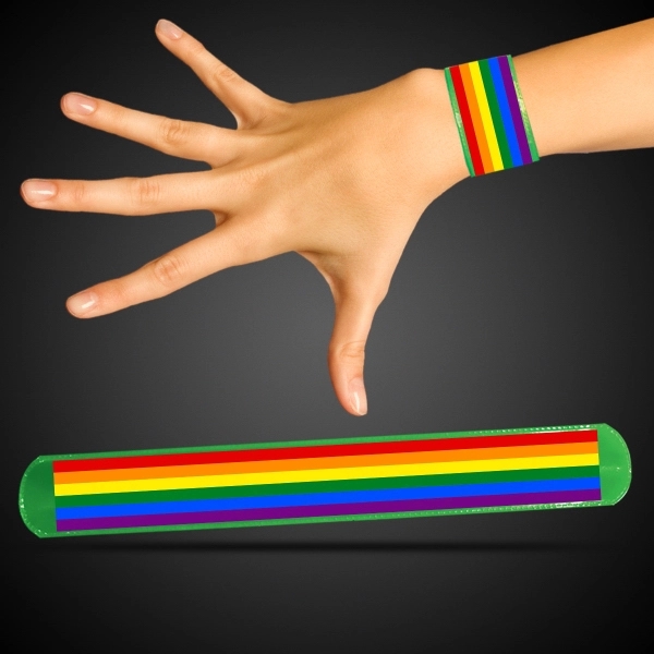 Rainbow Pride Slap Bracelet - Image 5