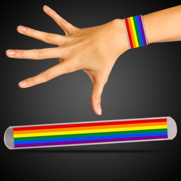 Rainbow Pride Slap Bracelet - Image 6