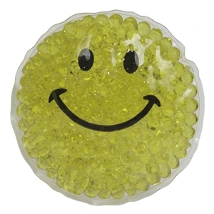 Smiley Face Gel Bead Hot/Cold Pack