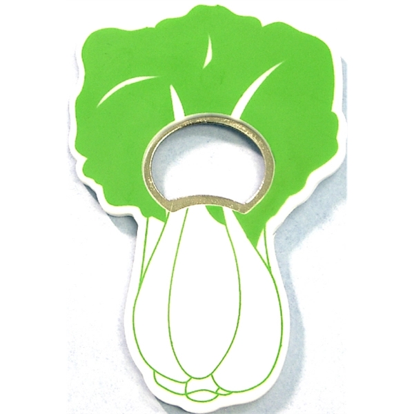 Jumbo size cabbage shape magnetic bottle opener - Image 2