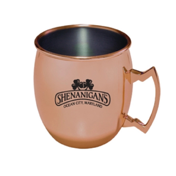 Moscow Mule Mug - Copper-Plated Stainless Steel