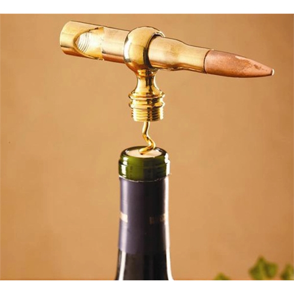 Bullet Bottle Opener and Wine Corkscrew - Image 1