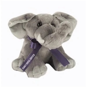 13" Elephant with ribbon and one color imprint