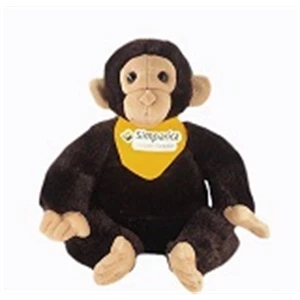 15" Chimpanzee with bandana and full color imprint