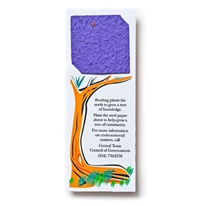 Seed Paper Square Bookmark