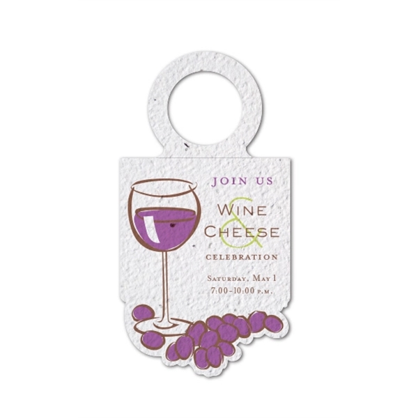 Seed Paper Bottle Necker, Grapes - Image 4