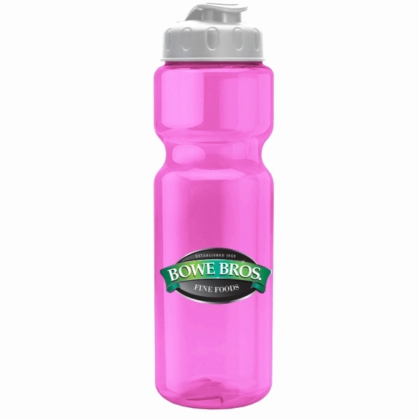 28 oz Transparent Sports Bottle - Image 3