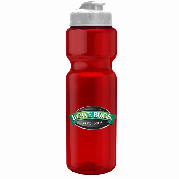 28 oz Transparent Sports Bottle - Image 4
